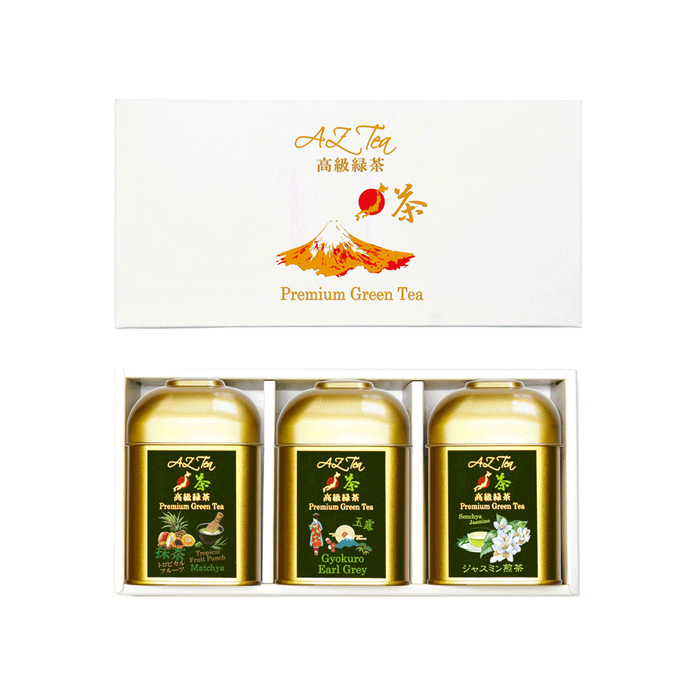 Premium Flavored Green Tea Gift Selection – AZ Teas Japan